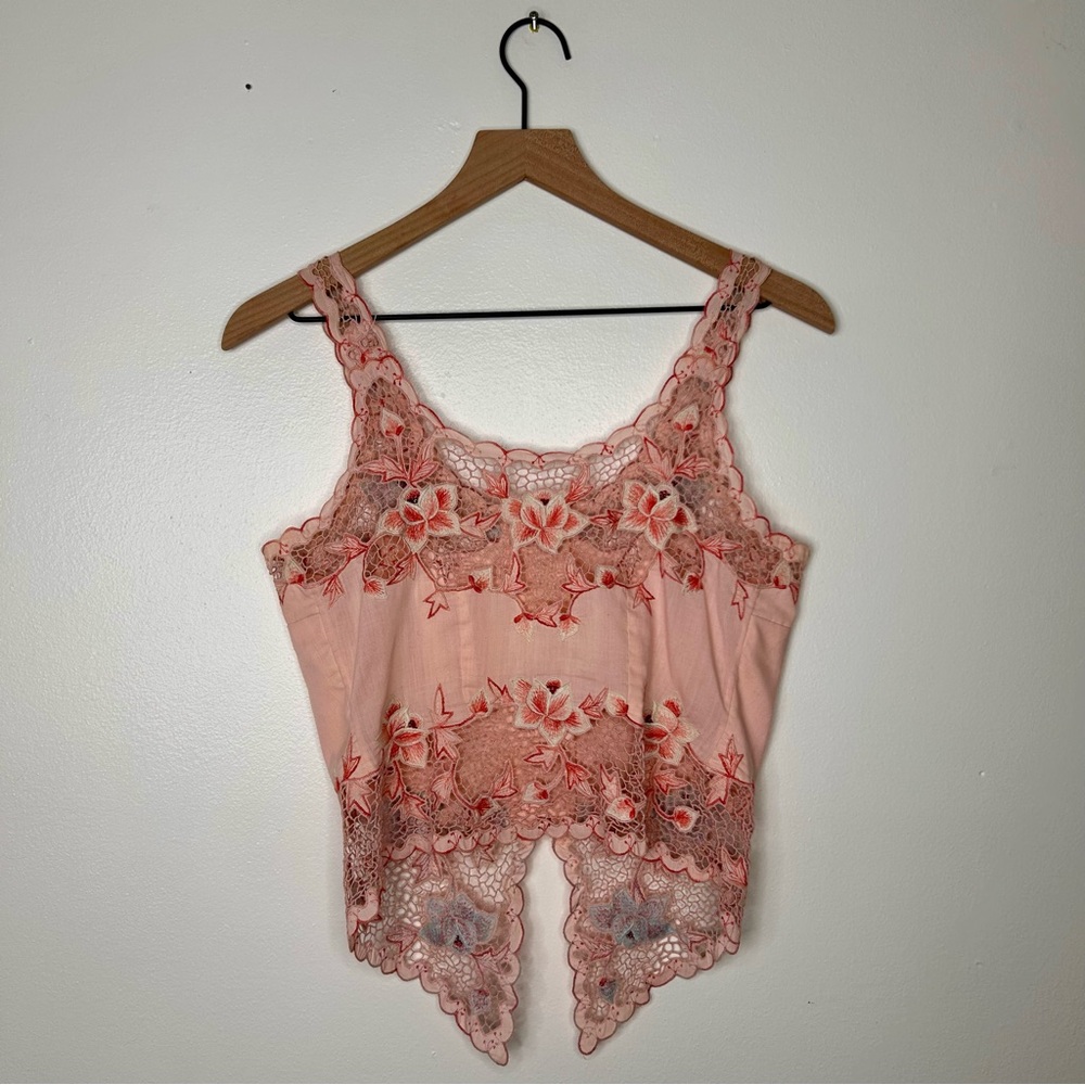 Vintage lace boho top - Picture 5 of 5